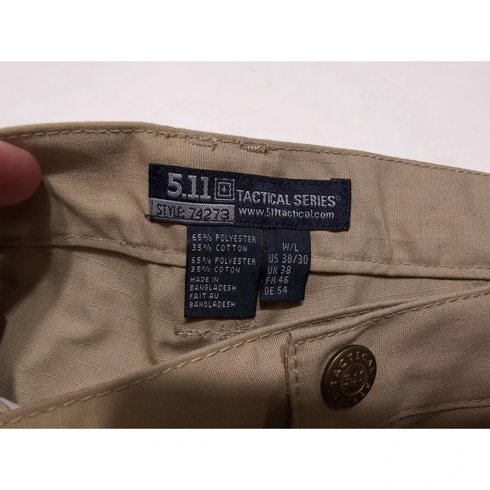 511 TACTICAL Men's Taclite Pro Pants TDU Canvas 74273 Khaki Beige ~ 38 x 30